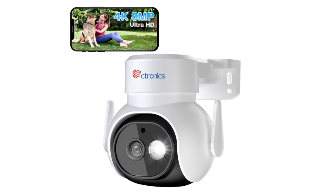 Ctronics – Une caméra de surveillance 4K extérieur